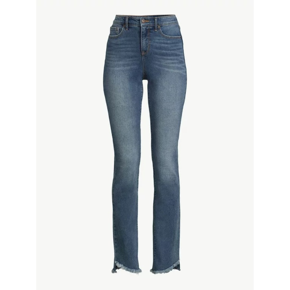 Sofia high rise skinny kick boot jeans.